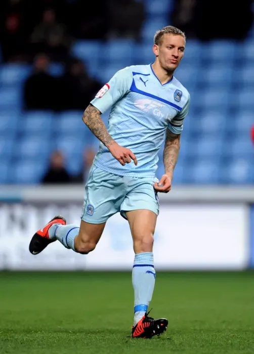 Framed Print : Coventry City vs Walsall: Carl Baker at Ricoh Arena - Npower League One Clash