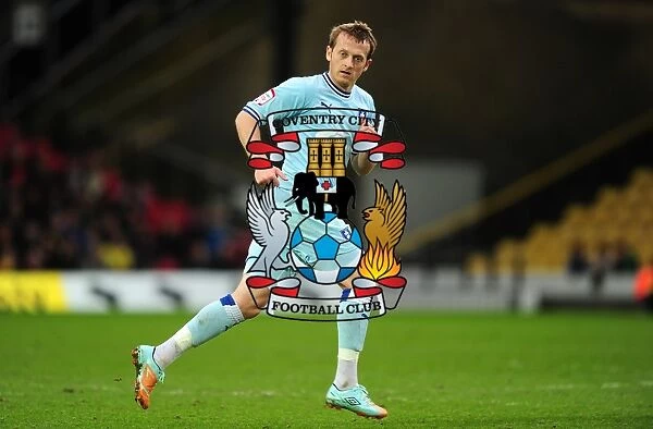 Coventry City vs. Watford: Championship Showdown - Sammy Clingan in Action (March 17, 2012)