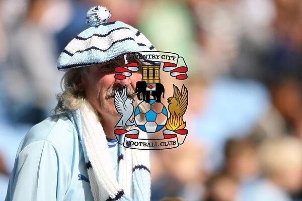 Coventry City vs. Watford: Intense Moment at Ricoh Arena - A Fan's Passion (Npower Football League Championship)