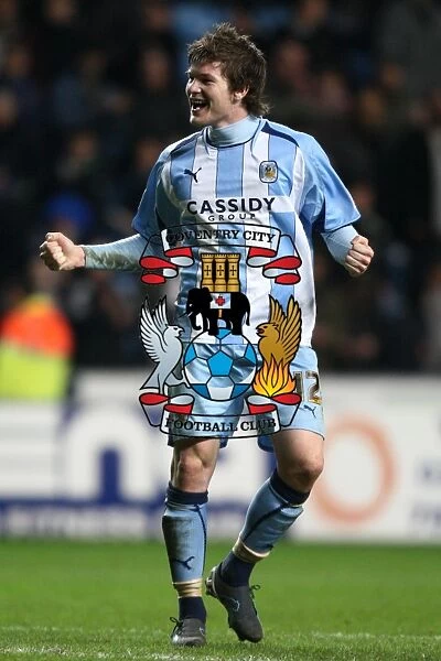 Coventry City's Aron Gunnarsson: FA Cup Fifth Round Replay Victory Celebration vs. Blackburn Rovers (2009)