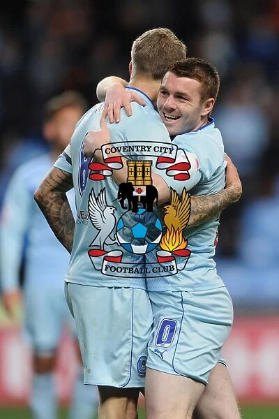 Coventry City's Carl Baker Scores Double: Celebrating Victory Against Walsall in Football League One