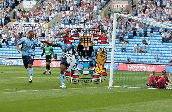 Coventry City's Clinton Morrison Scores the Winner: Coventry City vs Ipswich Town, Championship 2009