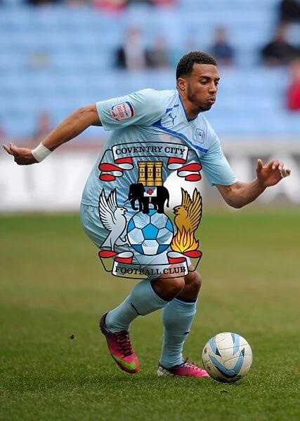 Coventry City's Cyrus Christie in Action Against Doncaster Rovers at Ricoh Arena