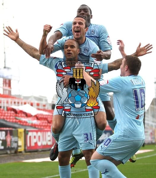 Coventry City's David McGoldrick Scores Opening Goal at Swindon Town's County Ground (Npower League One)