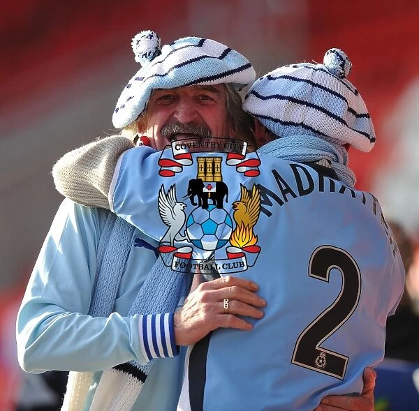 Coventry City's Euphoric First Goal Celebration vs Doncaster Rovers, Npower Championship (2011)