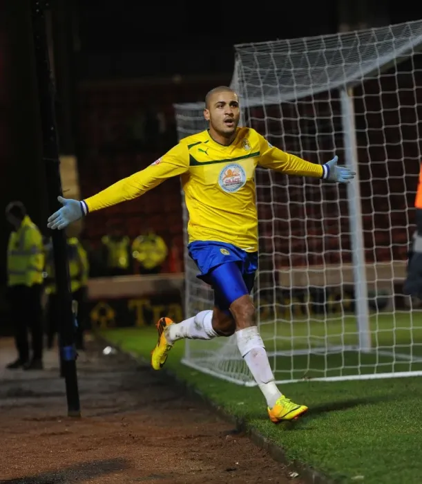 Framed Print : Coventry City's FA Cup Triumph: Leon Clarke's Double Strike at Barnsley's Oakwell Stadium (Round 3, 2014) Framed Print : Coventry City's FA Cup Triumph: Leon Clarke's Double Strike at Barnsley's Oakwell Stadium (Round 3, 2014)