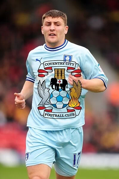 Coventry City's Gary Deegan in Action Against Watford at Vicarage Road (17-03-2012)