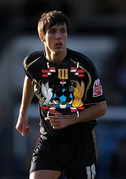 Coventry City's Jack Cork in Action against Scunthorpe United in Championship Match at Glanford Park (06-12-2009)