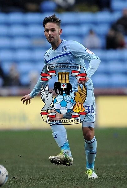 Coventry City's James Bailey in Action: Npower League One Clash Against Oldham at Ricoh Arena (19-01-2013)
