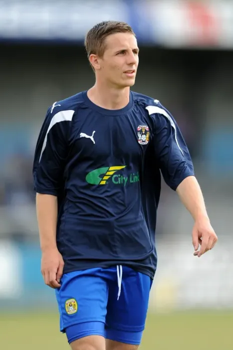 Framed Print : Coventry City's Joe Pegg in Action during Pre-Season Friendly against Nuneaton Town at Liberty Way Stadium Framed Print : Coventry City's Joe Pegg in Action during Pre-Season Friendly against Nuneaton Town at Liberty Way Stadium