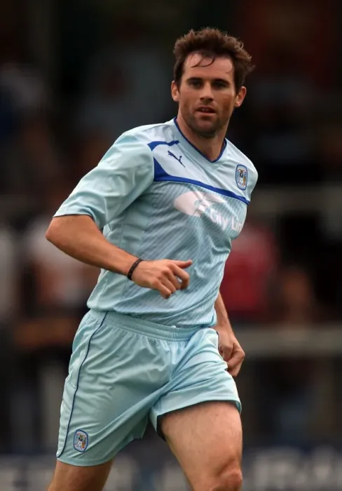 Framed Print : Coventry City's Kevin Kilbane in Action during Pre-Season Friendly vs Hinckley United at De Montfort Park