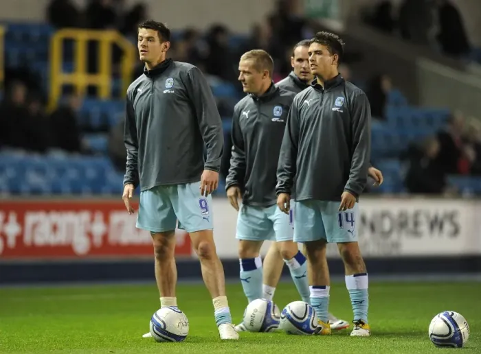 Framed Print : Coventry City's Lukas Jutkiewicz Gears Up for Npower Championship Showdown against Millwall Framed Print : Coventry City's Lukas Jutkiewicz Gears Up for Npower Championship Showdown against Millwall