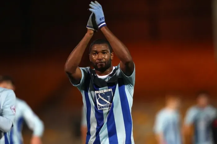 Framed Print : Coventry City's Reda Johnson Leads Team Celebration After Win Against Port Vale in Sky Bet League One Framed Print : Coventry City's Reda Johnson Leads Team Celebration After Win Against Port Vale in Sky Bet League One