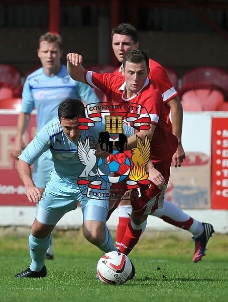 Coventry City's Roy O'Donovan Fouled in Pre-Season Friendly Against Accrington Stanley