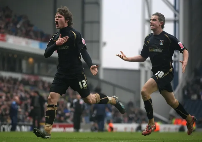 Framed Print : Coventry City's Shocking FA Cup Upset: Aron Gunnarsson's Stunning Goal vs. Blackburn Rovers (Feb 14, 2009) Framed Print : Coventry City's Shocking FA Cup Upset: Aron Gunnarsson's Stunning Goal vs. Blackburn Rovers (Feb 14, 2009)