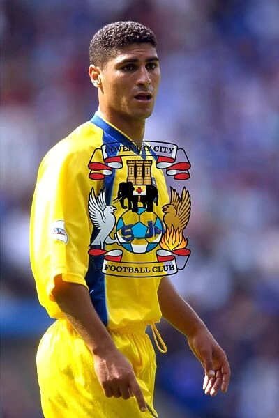 Coventry City's Youssef Safri in Action: Clash with Reading, Division One (2001)