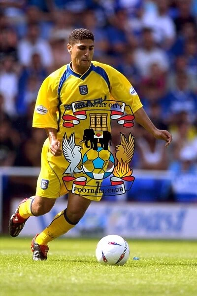Coventry City's Youssef Safri in Action Against Reading (August 17, 2001)
