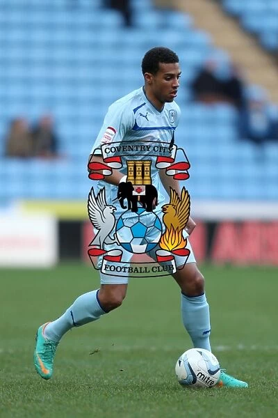 Cyrus Christie in Action: Coventry City vs Shrewsbury Town (Npower League One, 01-01-2013) - Ricoh Arena