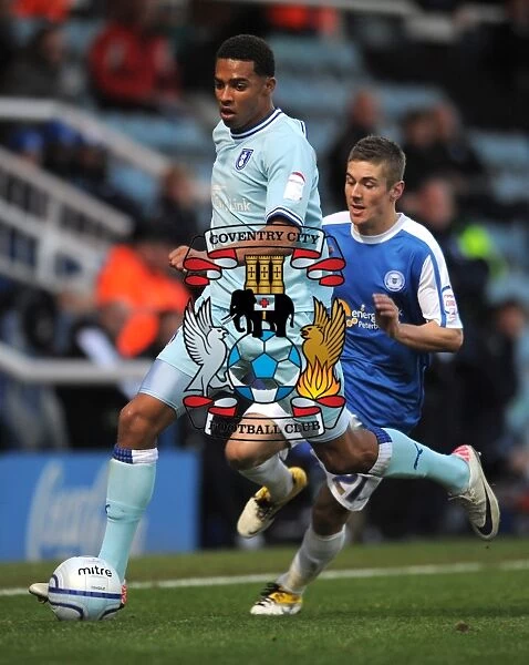 Cyrus Christie Evas Action: Coventry City vs. Peterborough United in Npower Championship