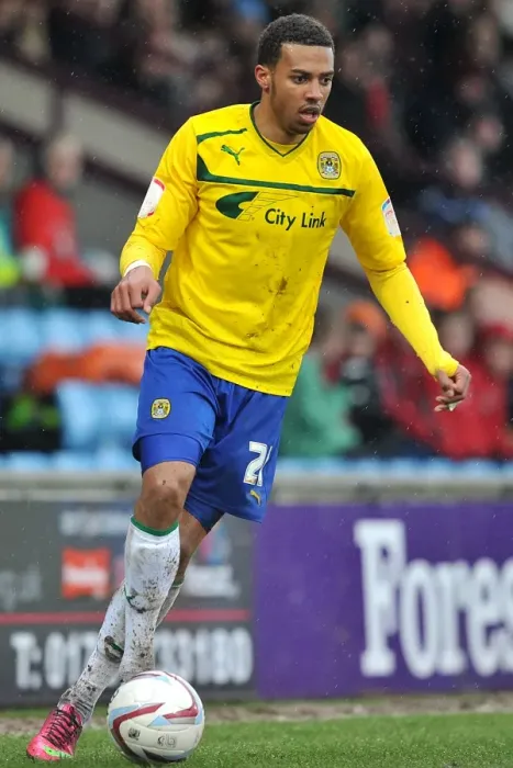 Framed Print : Cyrus Christie at Glanford Park: Coventry City in Football League One Clash with Scunthorpe United (March 9, 2013) Framed Print : Cyrus Christie at Glanford Park: Coventry City in Football League One Clash with Scunthorpe United (March 9, 2013)