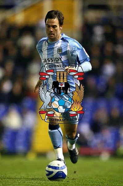 Daniel Fox of Coventry City Faces Off Against Birmingham City at St. Andrews Stadium in the Coca-Cola Football League Championship (November 3, 2008)