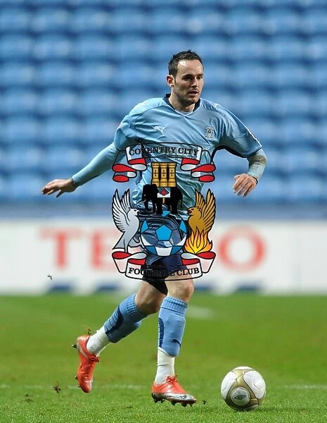 David Bell in Action: Coventry City vs Portsmouth, FA Cup Third Round Replay (January 12, 2010, Ricoh Arena)