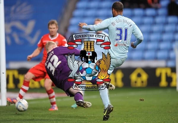 David McGoldrick's Double Strike: Coventry City vs Walsall in Npower League One at Ricoh Arena