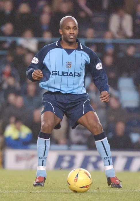 Framed Print : Dean Gordon: Coventry City's Defensive Hero at Highfield Road vs. Watford (Nationwide Division One, 10-01-2004) Framed Print : Dean Gordon: Coventry City's Defensive Hero at Highfield Road vs. Watford (Nationwide Division One, 10-01-2004)