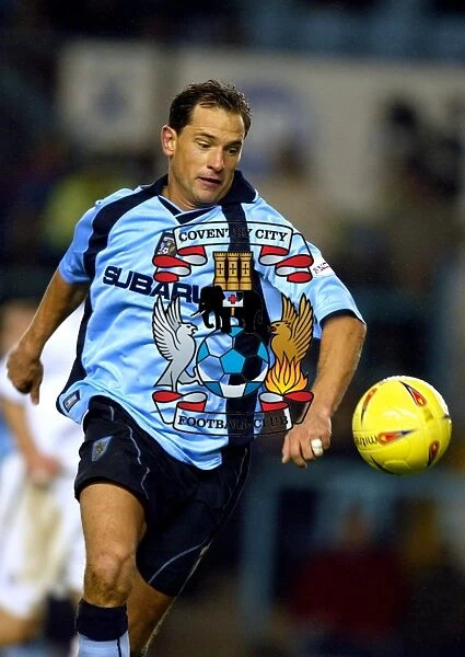 Dean Holdsworth in Action: Coventry City vs Preston North End (Nationwide League Division One - 30-11-2001)