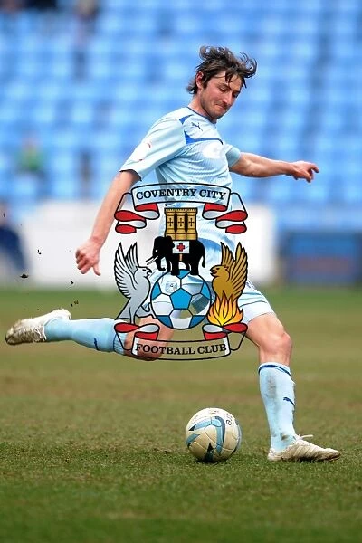 Determined Adam Barton in Coventry City's Npower League One Battle against Doncaster Rovers at Ricoh Arena