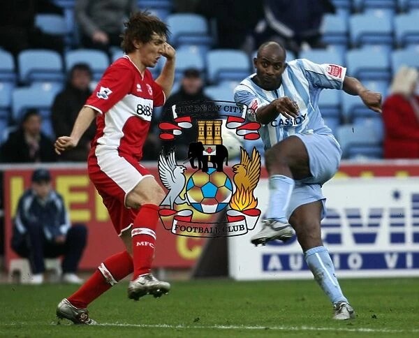 Determined Dele Adebola Fires at FA Cup Goal: Coventry City vs Middlesbrough (28-01-2006)