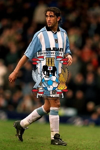Determined Moustapha Hadji Leads Coventry City Against Derby County in FA Carling Premiership (31-03-2001)