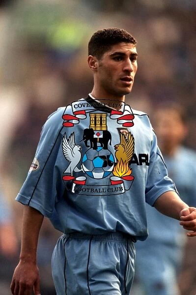 Determined Youssef Safri Leads Coventry City Against Watford in Nationwide League Division One (09-12-2001)