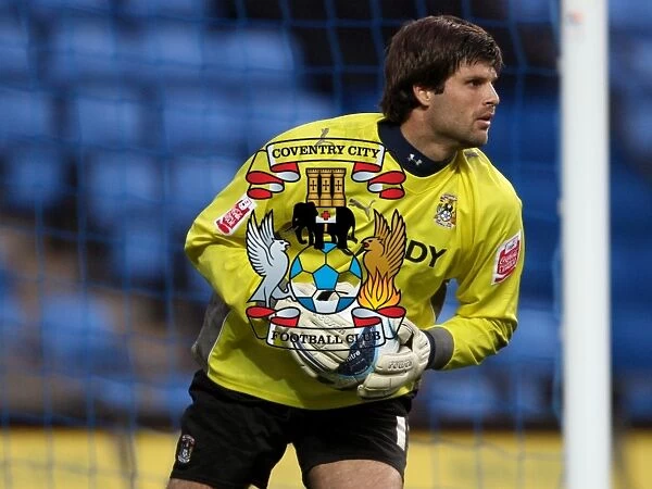 Dimitrios Konstantopoulos in Action: Coventry City vs Reading, Championship 2009 at Ricoh Arena