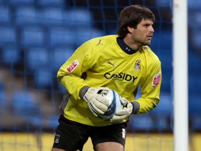 Framed Print : Dimitrios Konstantopoulos in Action: Coventry City vs Reading, Championship 2009 at Ricoh Arena Framed Print : Dimitrios Konstantopoulos in Action: Coventry City vs Reading, Championship 2009 at Ricoh Arena