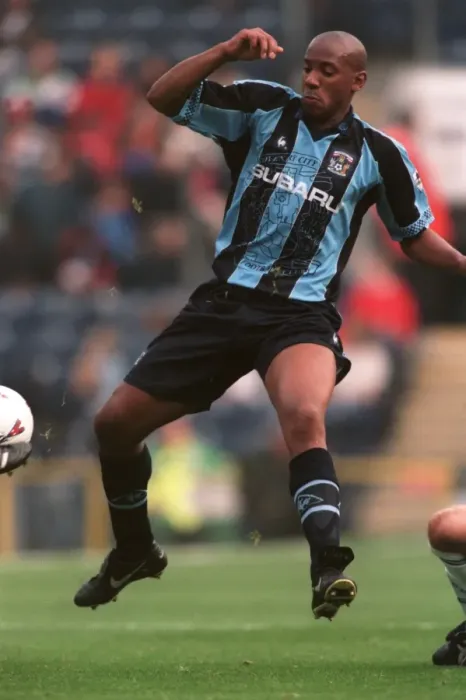Framed Print : Dion Dublin's Epic Goal: Blackburn Rovers vs. Coventry City (FA Carling Premiership)