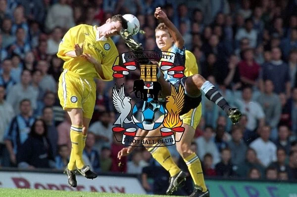 Dion Dublin's Epic Leap: Coventry City vs Leeds United, 90s Football Rivalry (Gary Kelly Hangs On)
