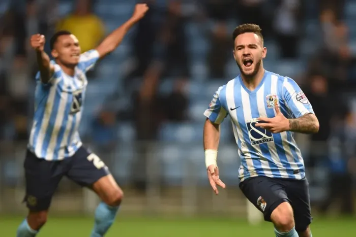 Framed Print : Dramatic Equalizer by Adam Armstrong: Coventry City Rescues a Draw against Peterborough United in Sky Bet League One Framed Print : Dramatic Equalizer by Adam Armstrong: Coventry City Rescues a Draw against Peterborough United in Sky Bet League One
