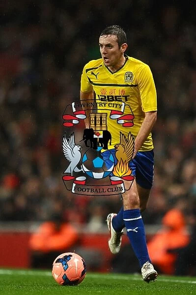 FA Cup: Blair Adams of Coventry City Faces Arsenal at Emirates Stadium (Round 4, 2014)