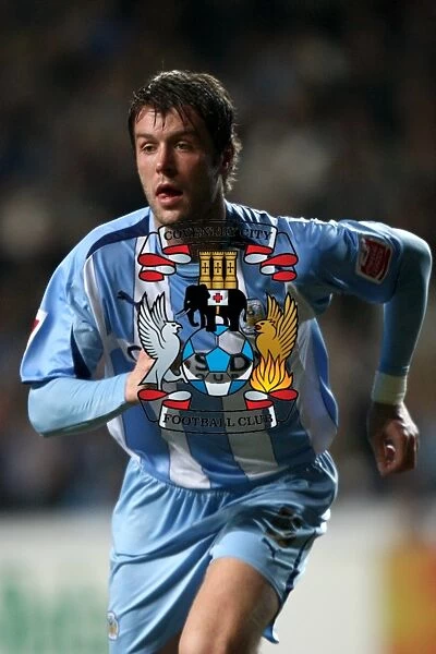 FA Cup Fifth Round Replay: Elliott Ward's Determined Performance for Coventry City Against Blackburn Rovers at Ricoh Arena (2009)