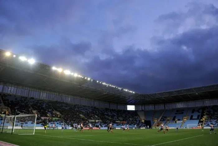 Framed Print : FA Cup Third Round: Coventry City vs. Southampton at Ricoh Arena - Action-Packed Clash Framed Print : FA Cup Third Round: Coventry City vs. Southampton at Ricoh Arena - Action-Packed Clash