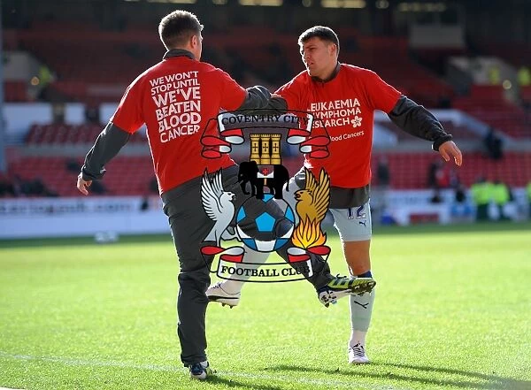 Focused Coventry City FC Duo: Norwood and Deegan Before Nottm. Forest Clash (Npower Championship, 2012)