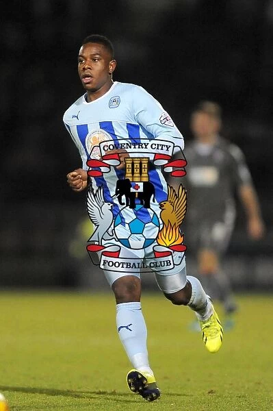 Franck Moussa in Action: Coventry City vs Rotherham United, Sky Bet League One (November 26, 2013), Sixfields Stadium