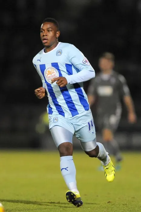 Framed Print : Franck Moussa in Action: Coventry City vs Rotherham United, Sky Bet League One (November 26, 2013), Sixfields Stadium Framed Print : Franck Moussa in Action: Coventry City vs Rotherham United, Sky Bet League One (November 26, 2013), Sixfields Stadium