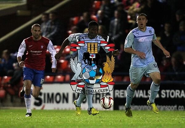 Franck Moussa in Action: Coventry City's Victory in Johnstone's Paint Trophy Northern Section (York City vs Coventry City)