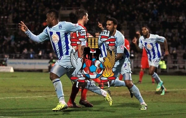 Franck Moussa Scores His Second: Coventry City's Victory Over Crawley Town in Sky Bet League One (January 12, 2014, Sixfields Stadium)