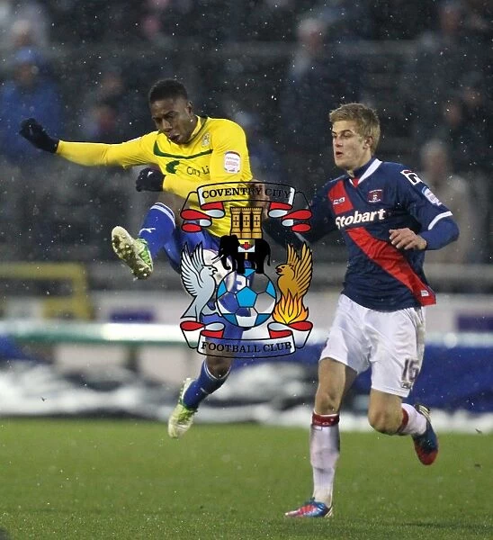 Franck Moussa's Aerial Mastery: Coventry City vs Carlisle United (Brunton Park, 13-01-2013)