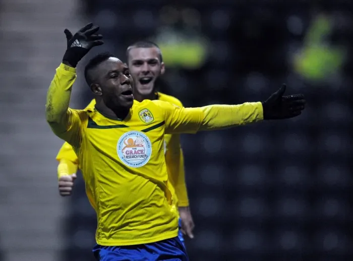 Framed Print : Franck Moussa's Equalizing Goal: Coventry City vs. Preston North End, Sky Bet League One Framed Print : Franck Moussa's Equalizing Goal: Coventry City vs. Preston North End, Sky Bet League One