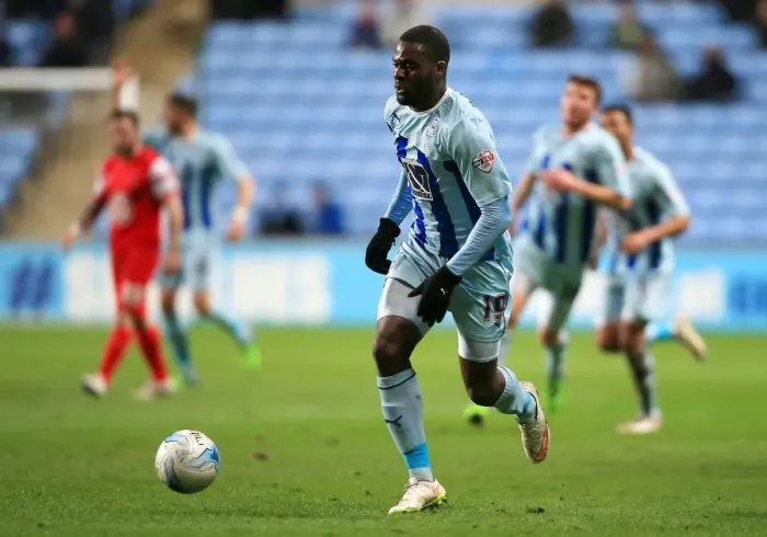 Framed Print : Frank Nouble Scores for Coventry City Against Leyton Orient in Sky Bet League One at Ricoh Arena Framed Print : Frank Nouble Scores for Coventry City Against Leyton Orient in Sky Bet League One at Ricoh Arena