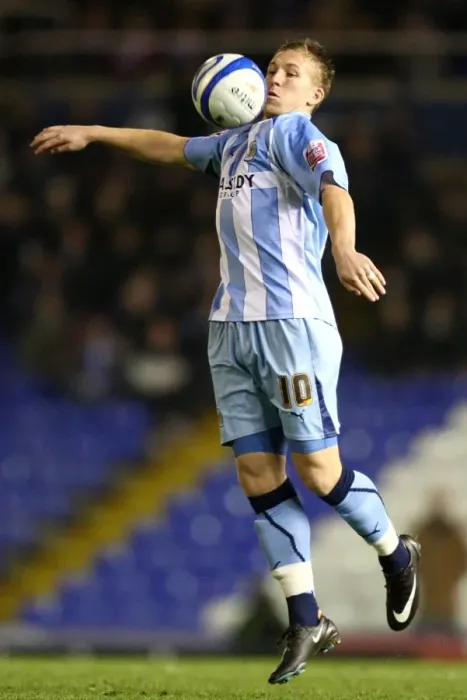 Framed Print : Freddy Eastwood Scores for Coventry City against Birmingham City in Championship Match at St. Andrews Stadium (03-11-2008) Framed Print : Freddy Eastwood Scores for Coventry City against Birmingham City in Championship Match at St. Andrews Stadium (03-11-2008)